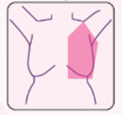 self breast exam area